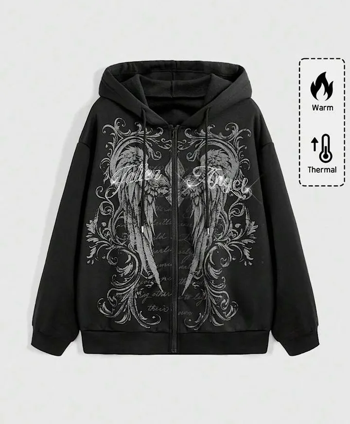 سویشرت مشکی fallen angel