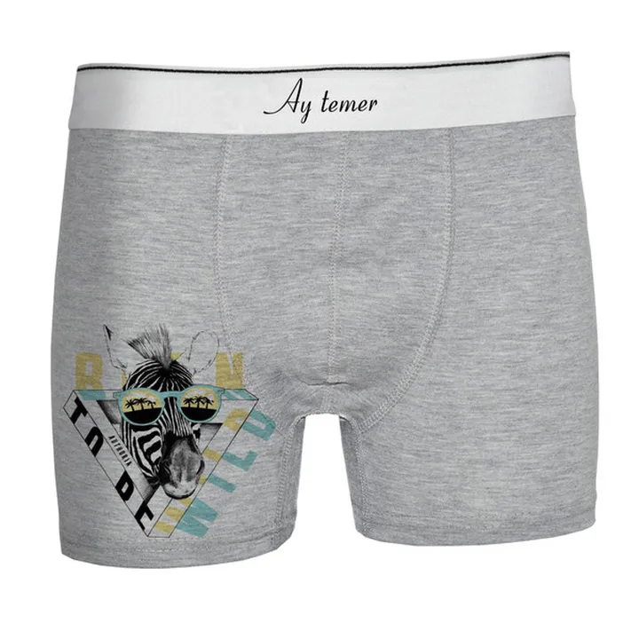 شورت مردانه آی تمر مدل گورخر کد 252