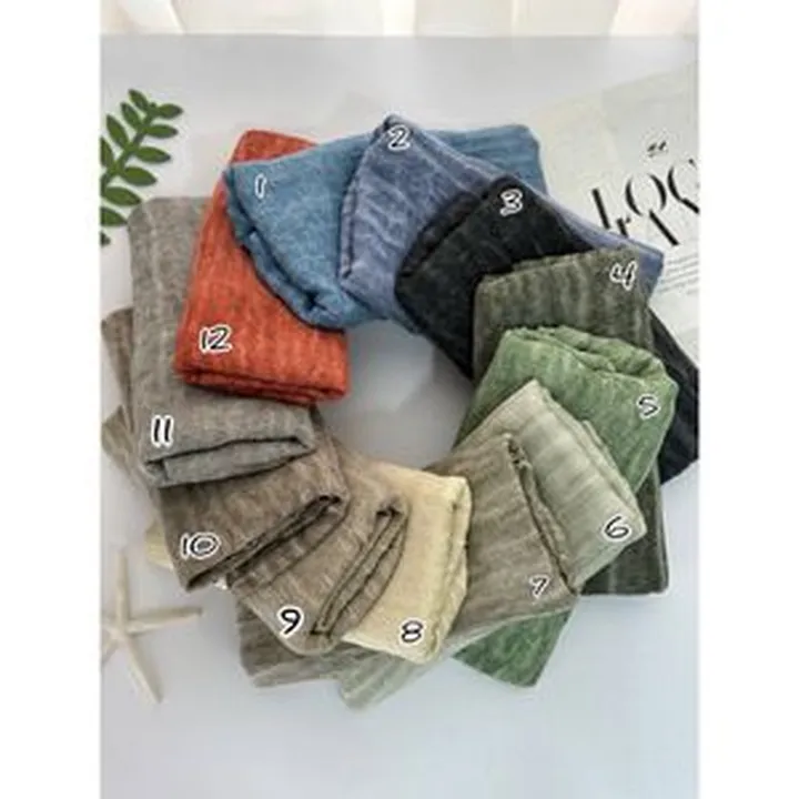 شال کنفی نخی ژاکارد سنگشور ریموند