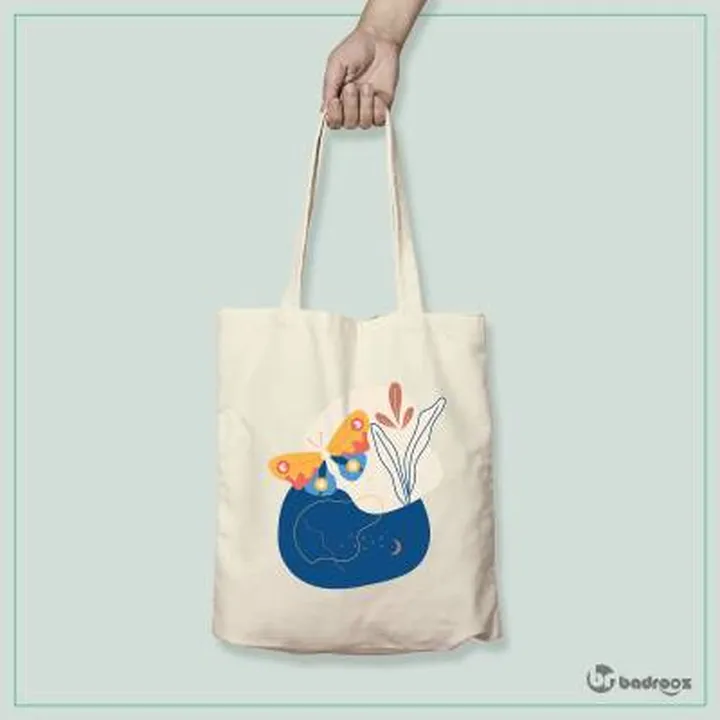 کیف خرید کتان فانتزی 01