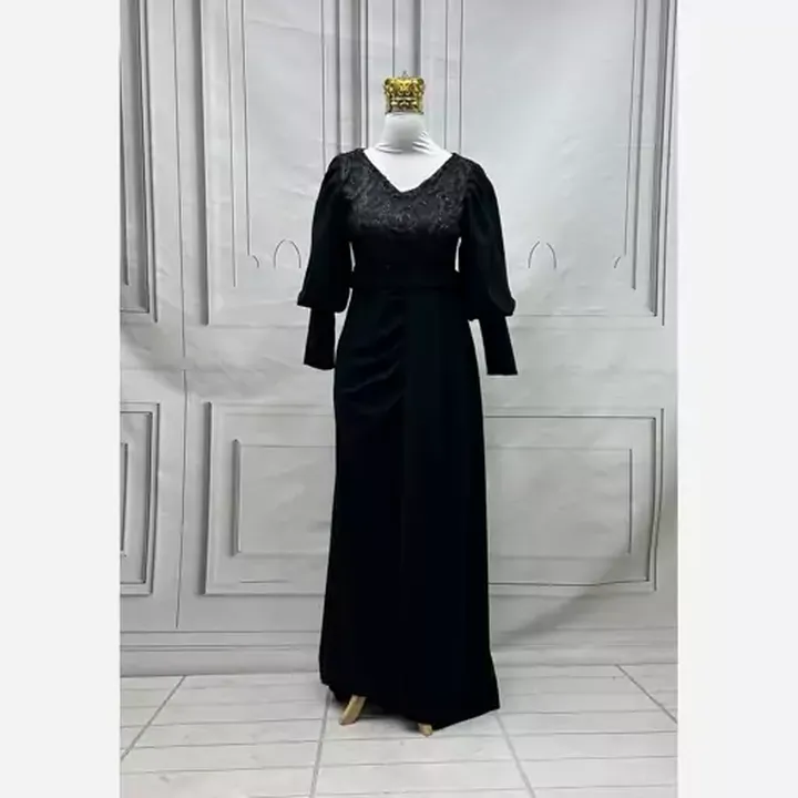لباس مجلسی کرپ دالقیچ و شاین 