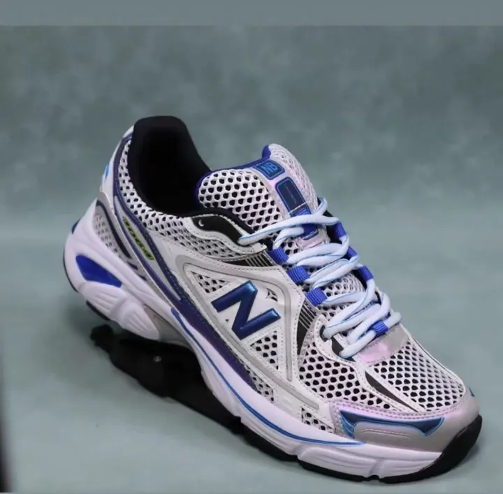 کفش کتونی نیوبالانس 1064 سفید آبی new balance 1064 white Blue