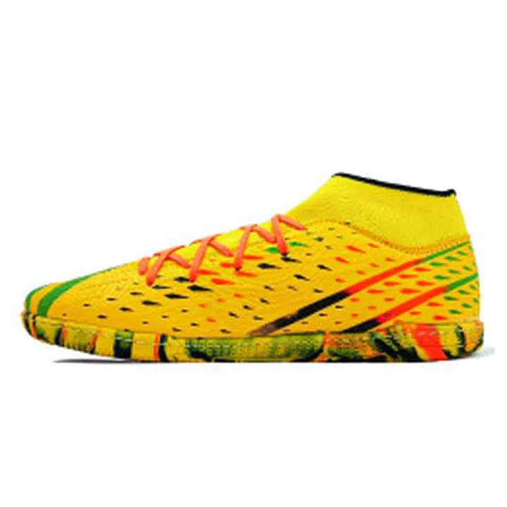 کفش فوتسال ساقدار آدیداس پردیتور Adidas Predator Yellow Orange Green