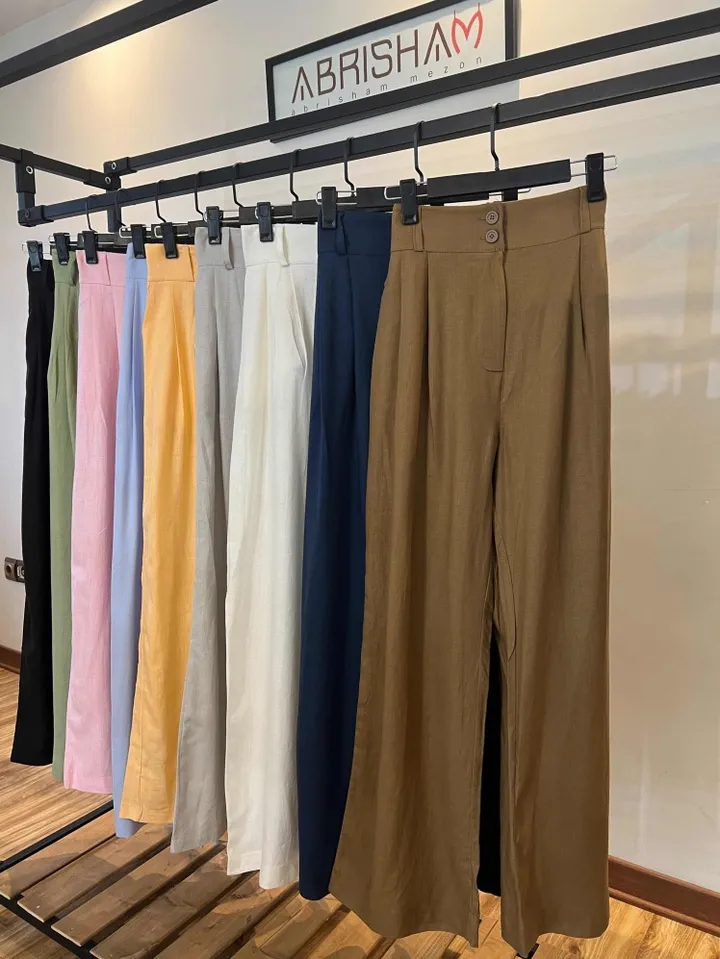 شلوار لینن ایتالیایی