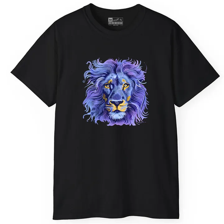 تی شرت آستین کوتاه مردانه پاد آفرین مدل LION کد PT...