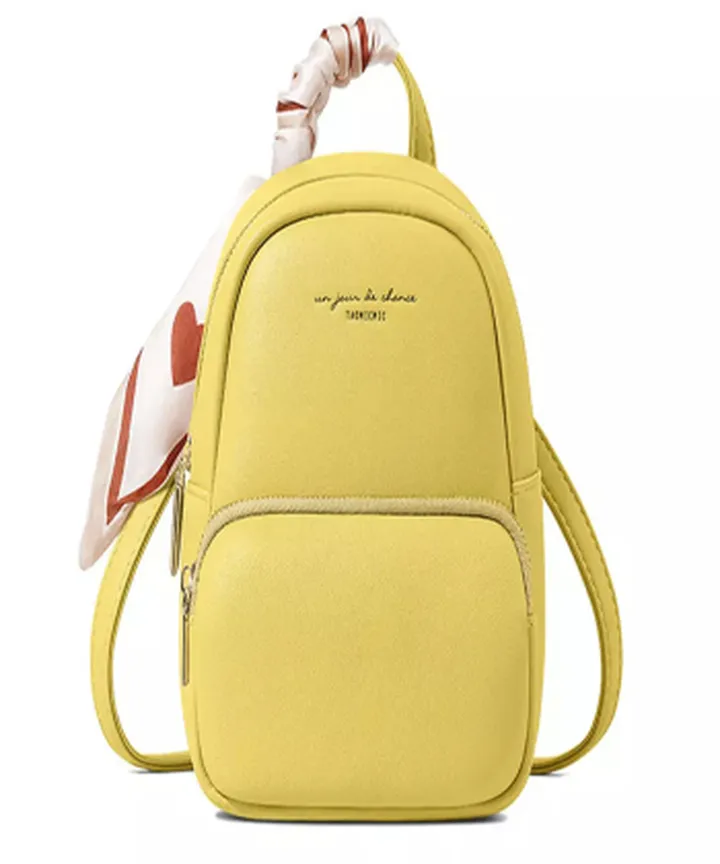 مینی کوله پشتی دخترانه و زنانه تائومیک میک Taomicmic D7089-E Faux Leather Lettering Mini Backpack