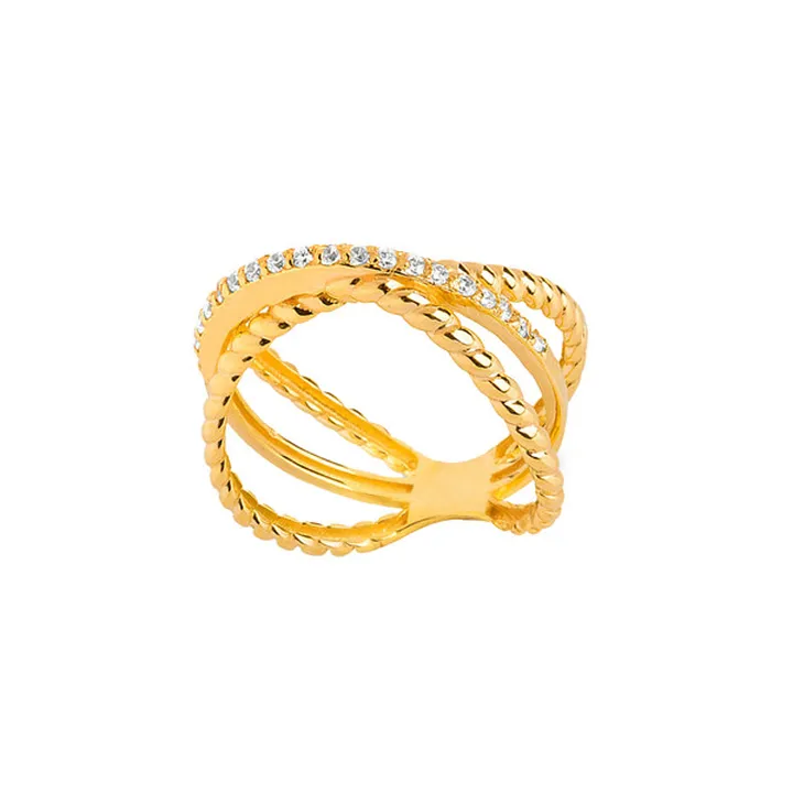 انگشتر طلا 18 عیار زنانه کیا گالری مدل AR475