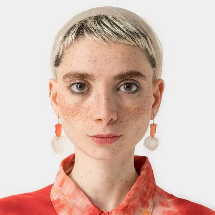 گوشواره زنانه رزین اپوکس فیسالیس