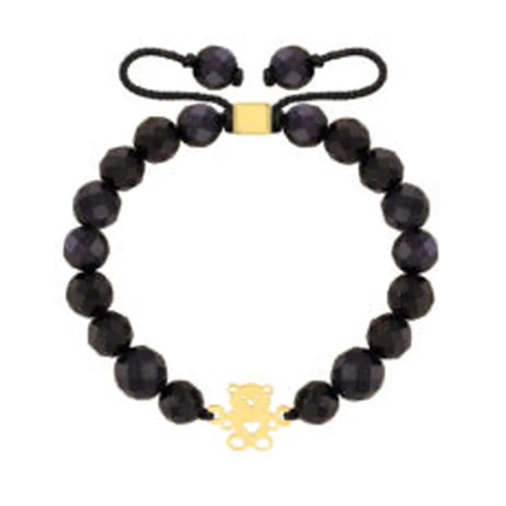 دستبند طلا بچگانه طرح خرس