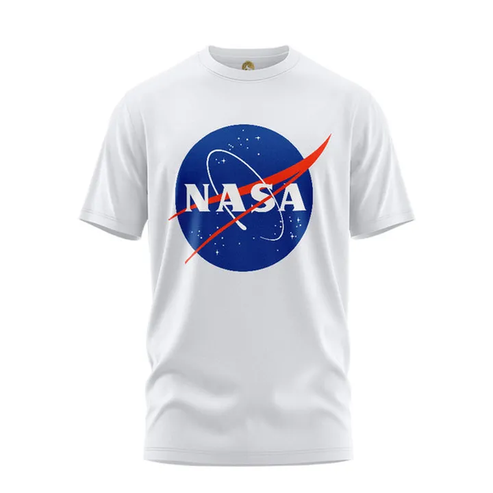 تی شرت آستین کوتاه مردانه هومرو مدل TW136 طرح ناسا