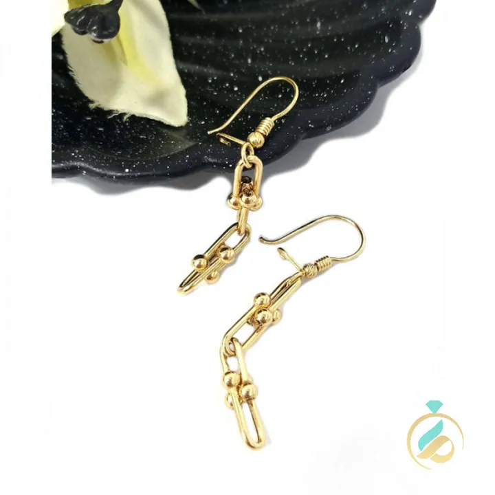 گوشواره طلا  آویز تیفانی