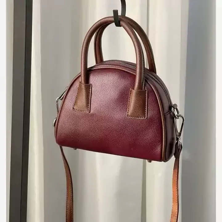 کیف دستی و دوشی جنس شرانگ دورنگ کد 4646