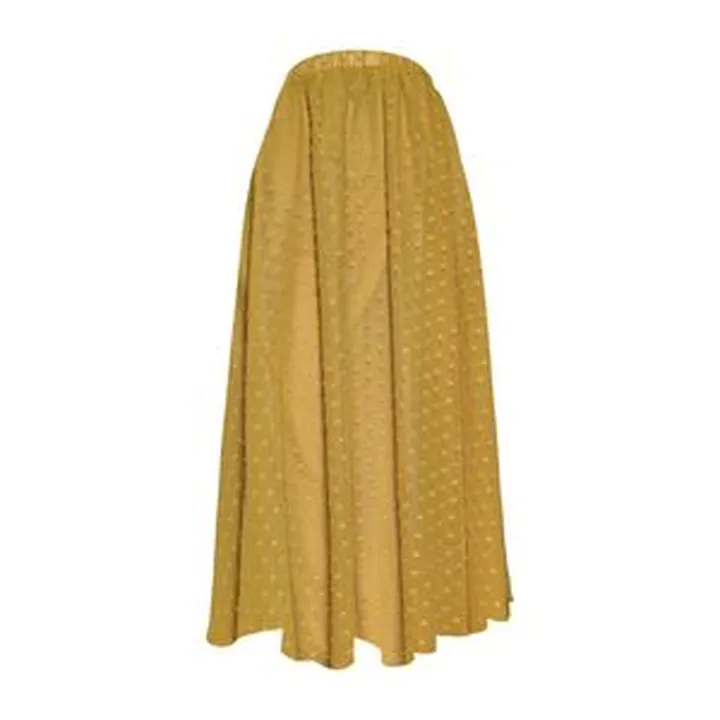 دامن کلوش زنانه مدل H28 رنگ زرد