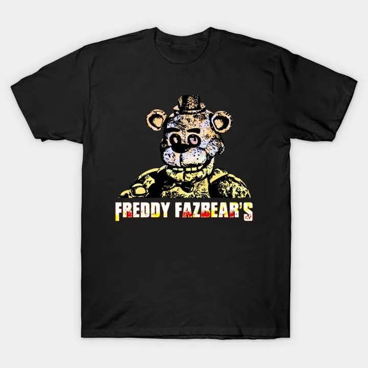 تیشرت با طرح Five nights at freddy فناف