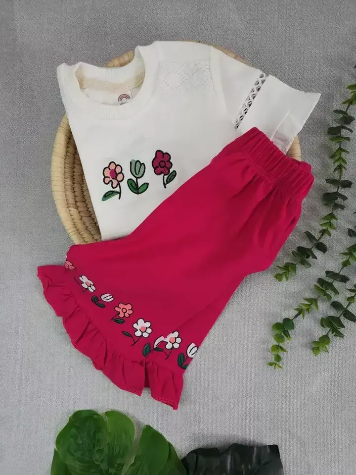 تیشرت و شلوارک دخترانه بهار
