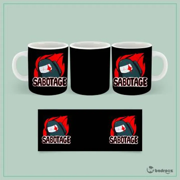 ماگ  among us sabotage