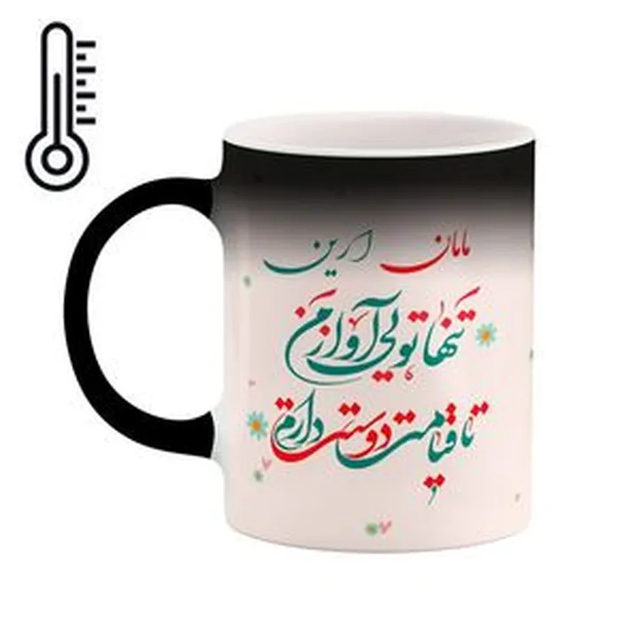 ماگ حرارتی کاکتی طرح اسم ارین مدل روز مادر کد mgo37072