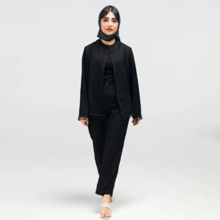 کت و شلوار زنانه ژاکارد سیندرلا هرمس استایل رجحانی ROJHANI2025