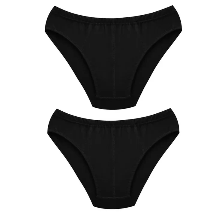 شورت مردانه ماییلدا مدل 4700-2 رنگ مشکی بسته دو عد...