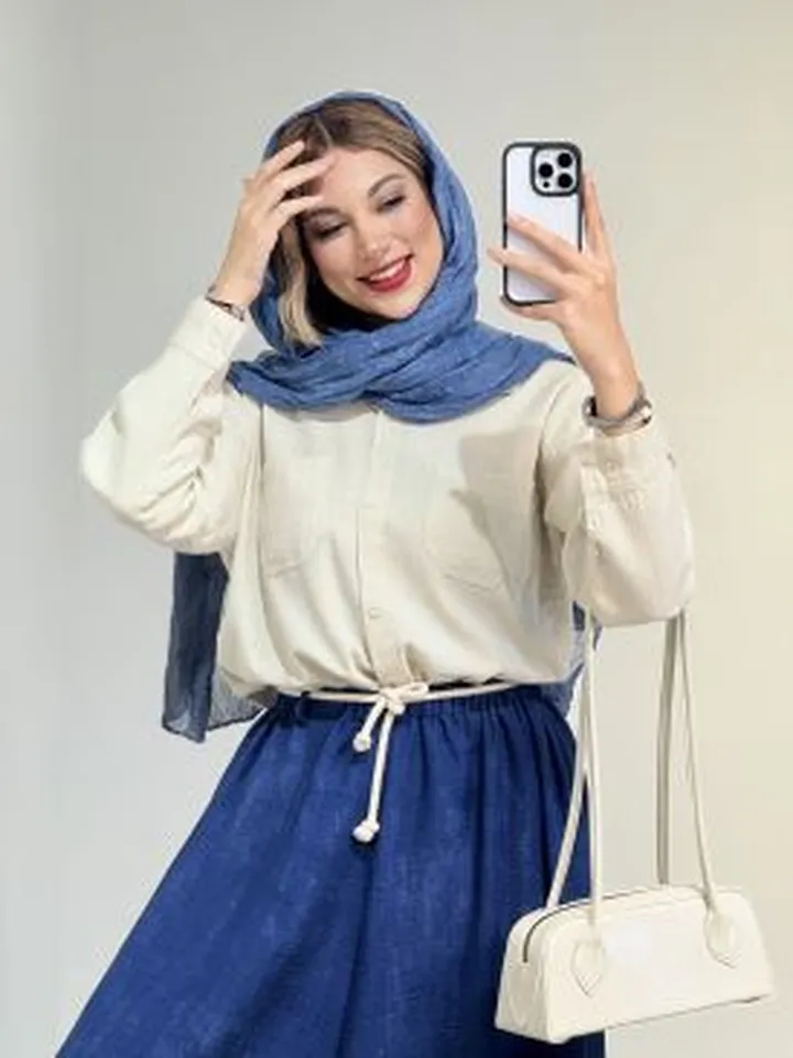 شومیز حصیری کد 19059