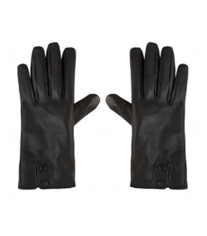 دستکش چرم طبیعی زنانه چرم مشهد Mashad leather مدل R0149