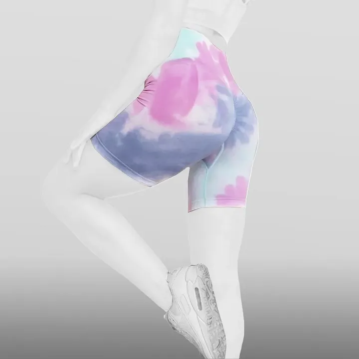 شورتک ورزشی آبرنگی پشت چین دار سیملس SH-A42