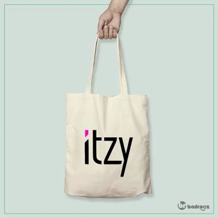 کیف خرید کتان ITZY LOGO