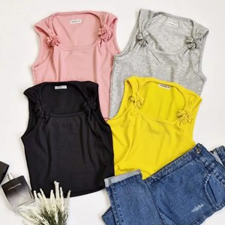 تاپ کراپ بند گلدار ۳۴۳۰۰۹۰۳