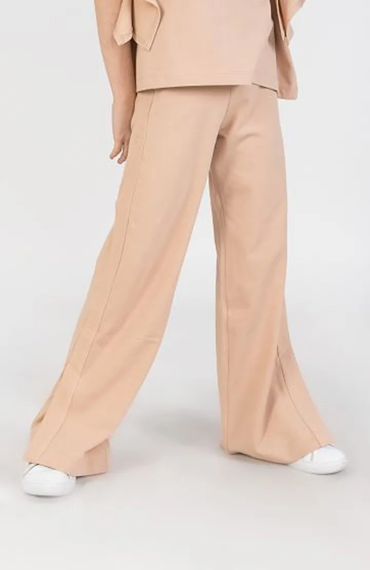 شلوار یکرولایکرا لمه‏دار چاک‏دار(ست با کد 10575)