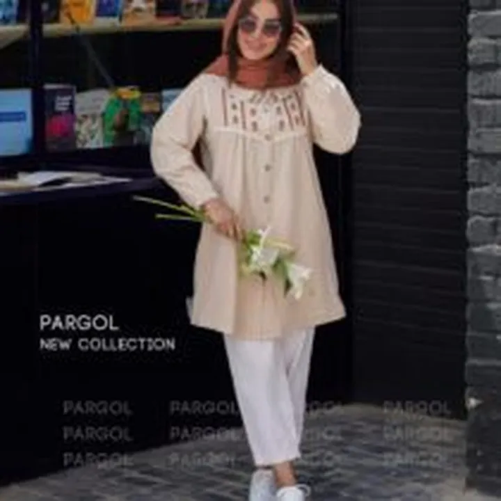 مانتو چکامه کرم