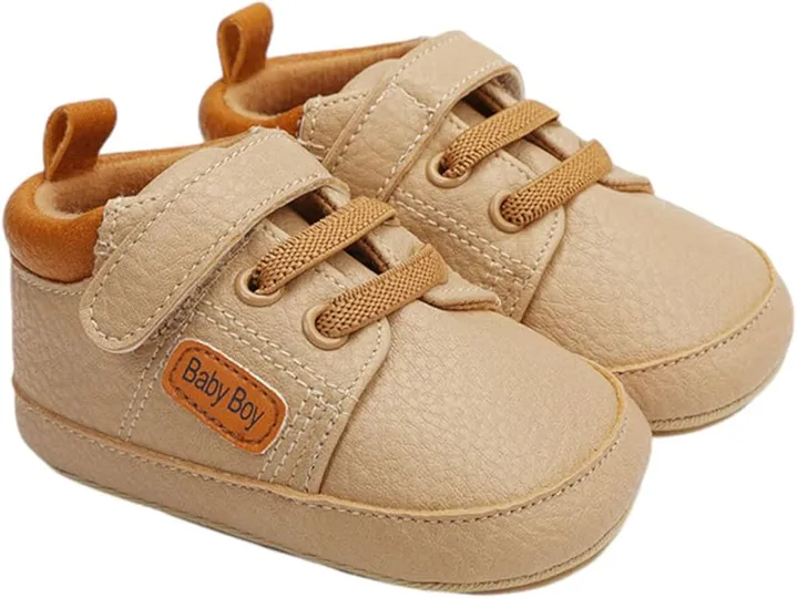 پاپوش استپ دار نوزادی رنگ نسکافه ای