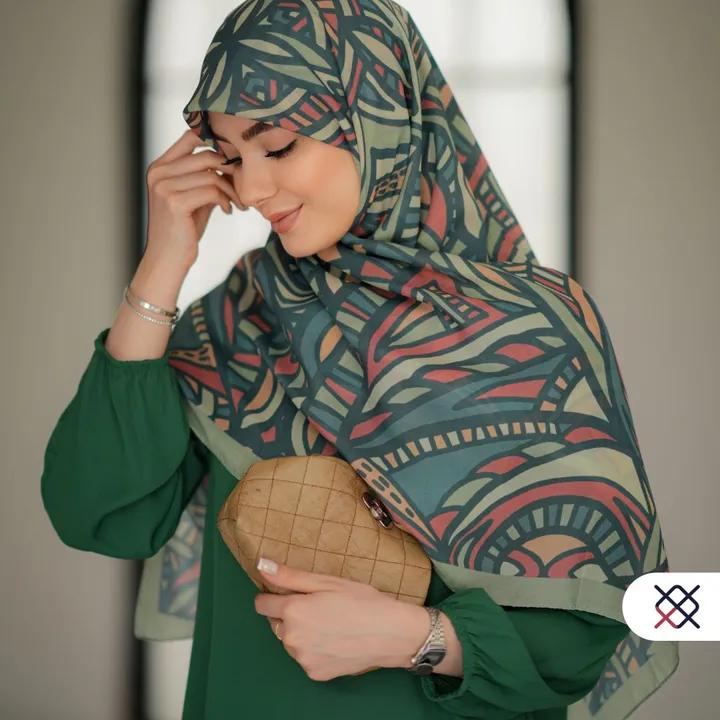 روسری تبسمی (نخ دیبا)