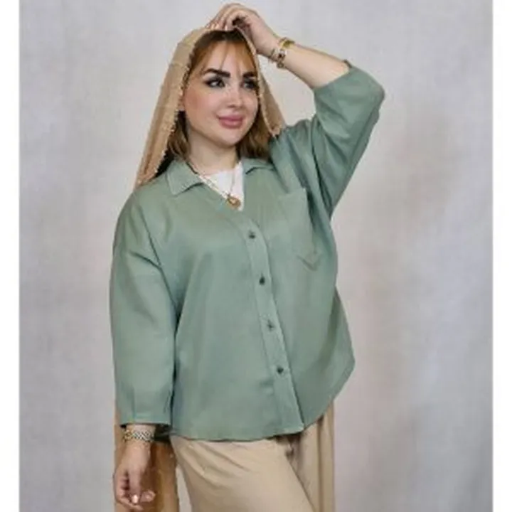 شومیز یقه ۷ تک جیب ۷۶۹۰۰۴۷۱
