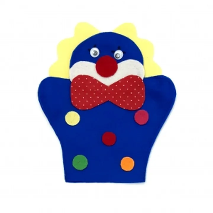 عروسک نمایش دلقک آبی