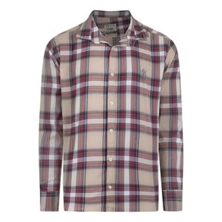 پیراهن آستین بلند یقه برگردان مردانه مدل  PANBE2