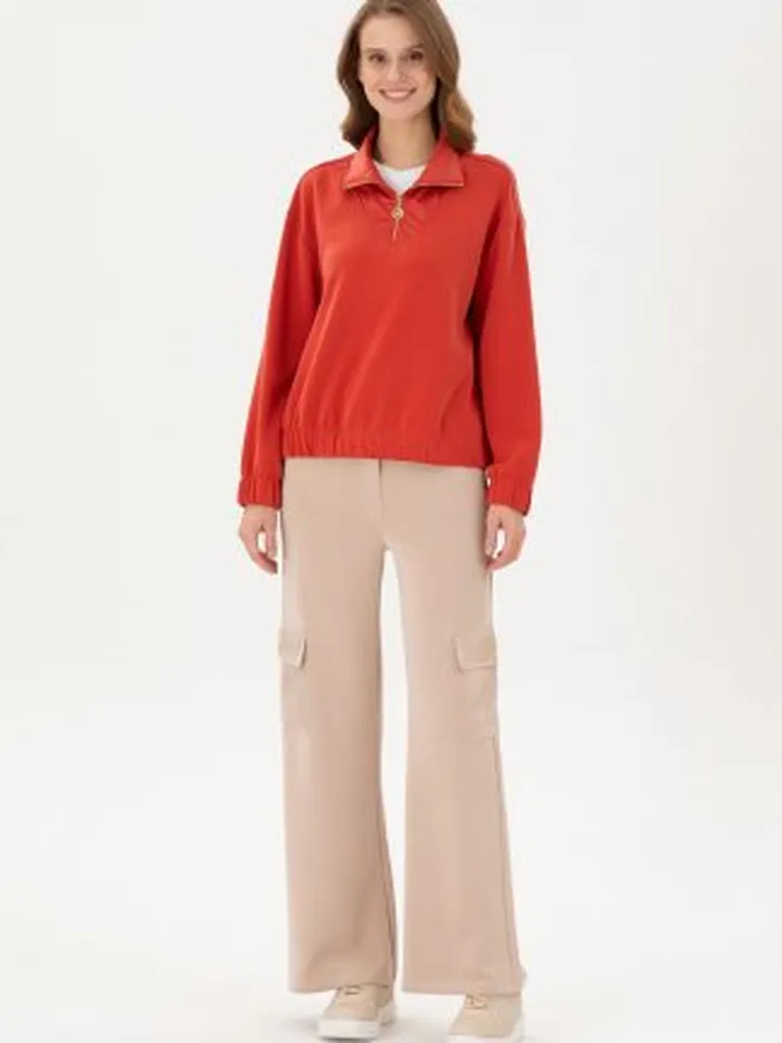 شلوار راحتی زنانه بژ یو اس پولو