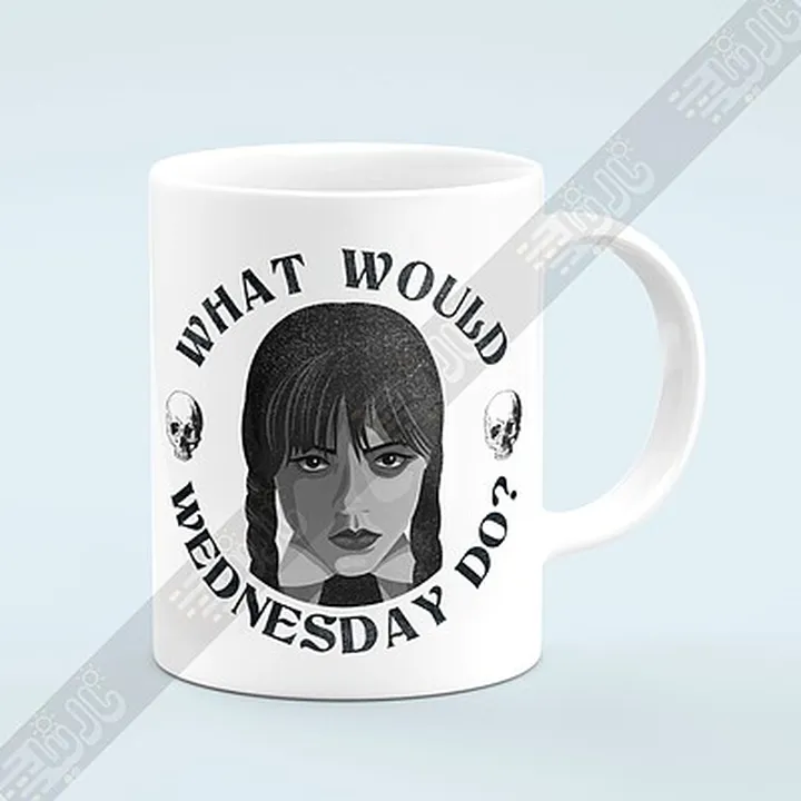 ماگ Wednesday طرح what would