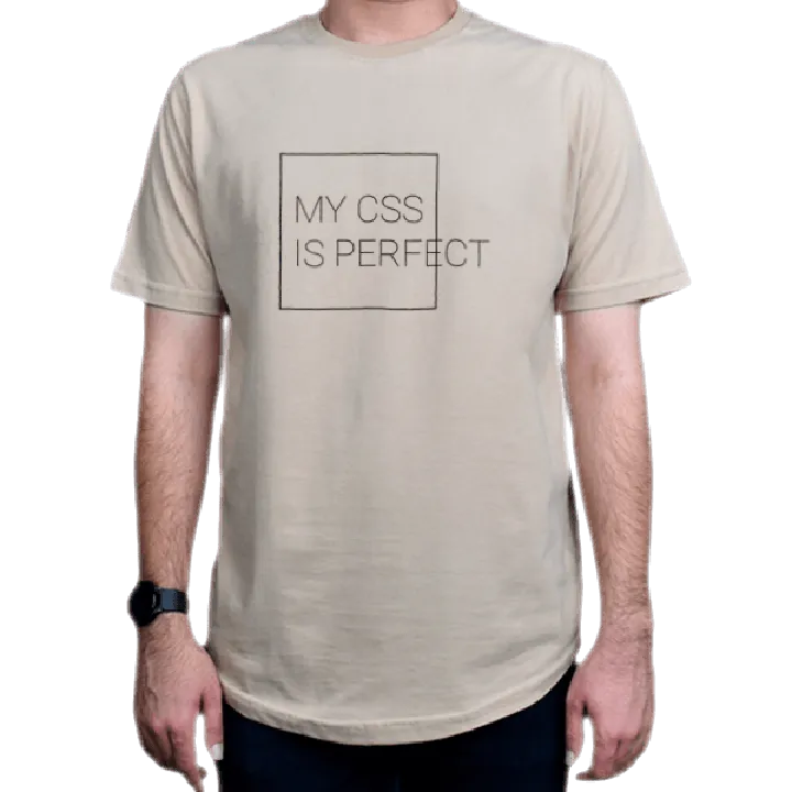 تیشرت برنامه نویسی طرح My CSS Is Perfect