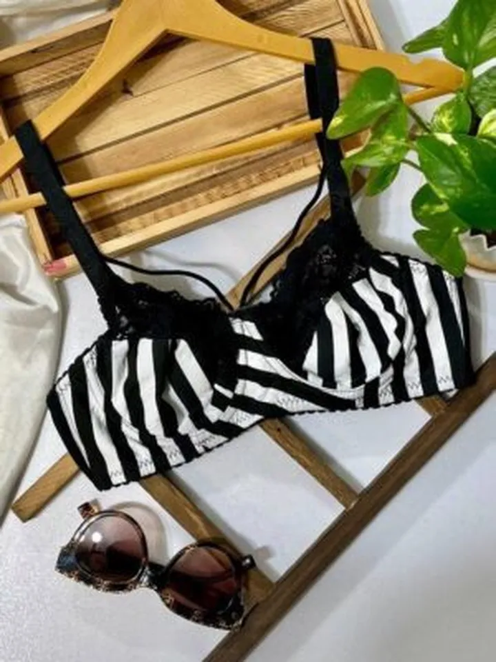 سوتین راه راه فنردارهارنسی 104778