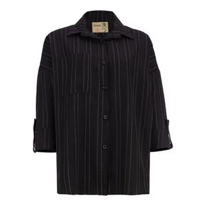 مانتو زنانه السانا مدل روبیتا کد 217401 رنگ مشکی